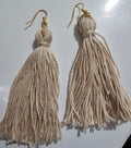 Nude Hassel Tassel Earrings