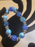 Parisian Swirl Blue Bracelet
