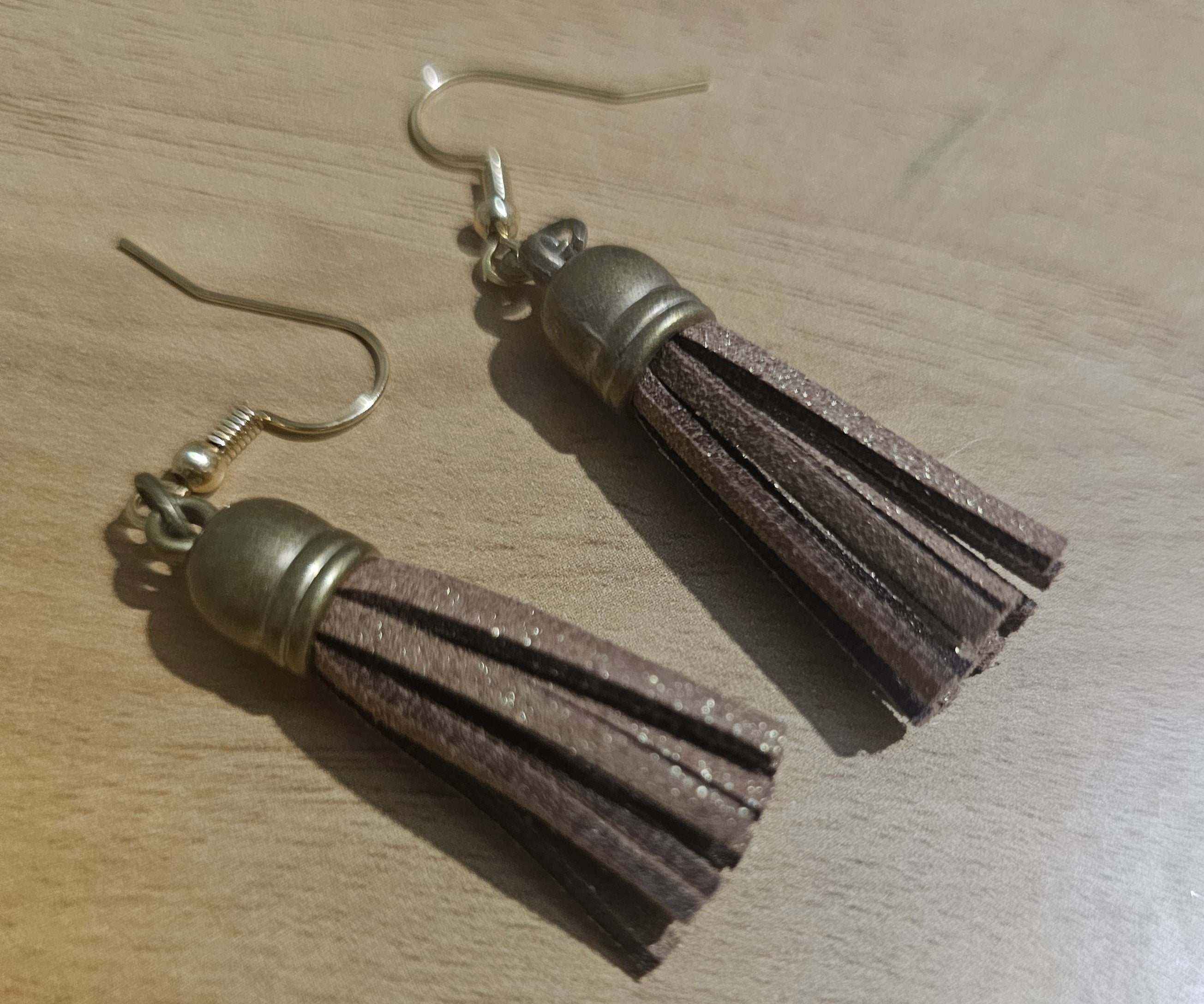 Tassel Hassle-Brown Earrings